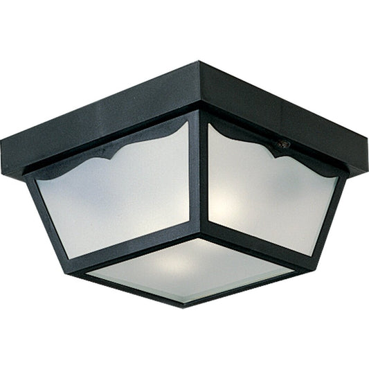 Progress Lighting P5745-31 Fixture A black two-light non-metallic