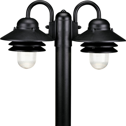 Progress Lighting P5493-31 Fixture Two-light post mount plastic