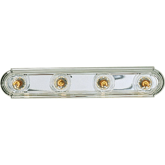 Progress Lighting P3025-15 Bath Fixture Four-light embossed wall mount