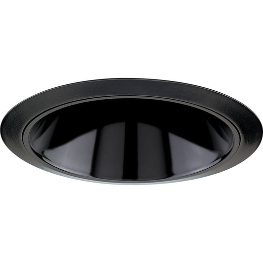 Progress Lighting P8053-31 Fixture Black Alzak Cone recessed trim for