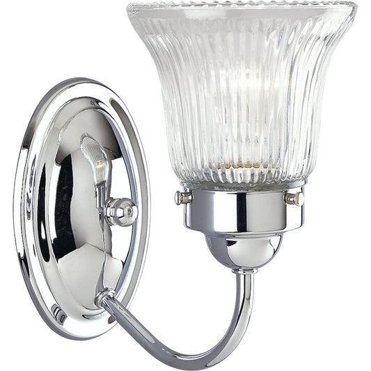 Progress Lighting P3287-15 Bath Fixture Fluted Glass 1-light bath