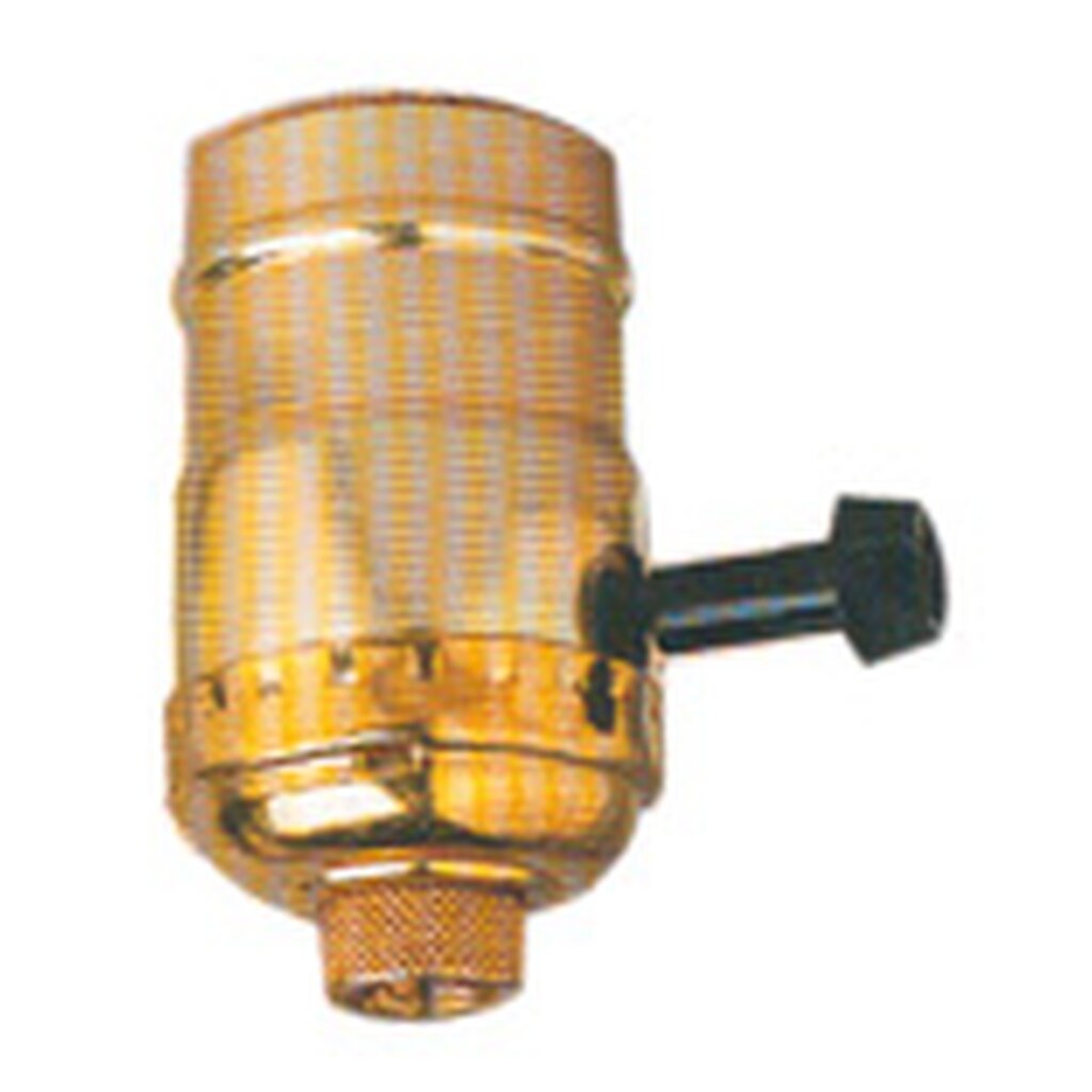 Westinghouse 2204100 LAMP ACCESSORY 3-Way Turn-Knob Socket Polished