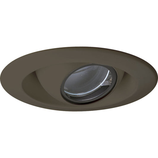 Progress Lighting P8057-20 Fixture 4 in Eyeball Trim Antique Bronze