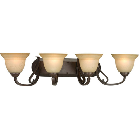 Progress Lighting P2884-77 Bath Fixture Four-light bath bracket from