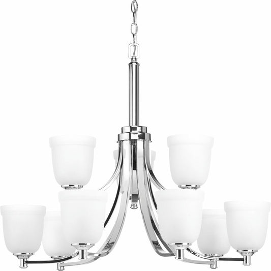Progress Lighting P400054-015 Fixture Topsail features a graceful