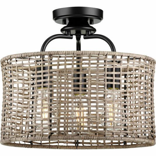 Progress Lighting P350183-031 Fixture Gather under the organic glow of