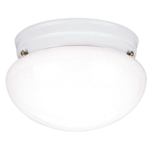 Westinghouse 6661100 Fixture 2 Light Flush White Finish with Glass