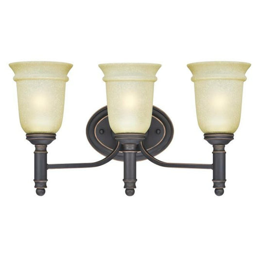 Westinghouse 6342800 Fixture 3 Light Wall Oil Rubbed Bronze Finish