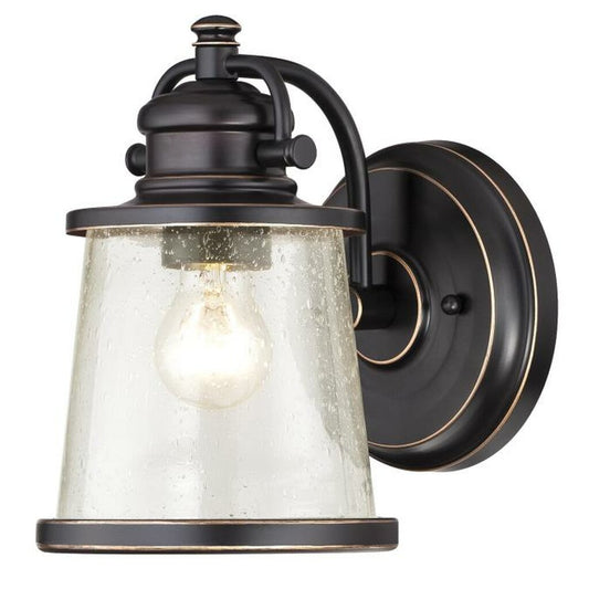 Westinghouse 6204000 Fixture 1 Light Wall Amber Bronze Finish with