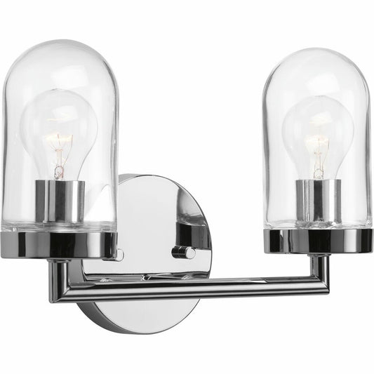 Progress Lighting P300175-015 Fixture A clean classic duo of clear