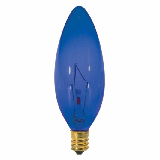 25 pack - Satco S3218 25W Blue Light Bulb