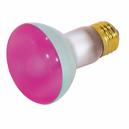 12 pack - Satco S3212 50W R20 Pink Incandescent Light Bulb