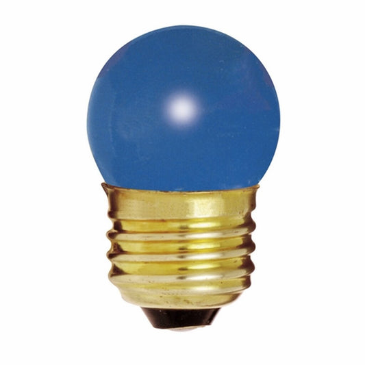 Satco S3608 7.5W S11 Blue Light Bulb