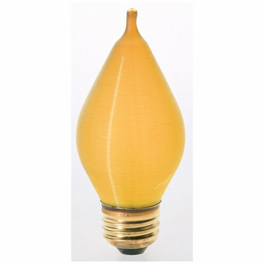 Satco S3416 40W C15 Amber Light Bulb