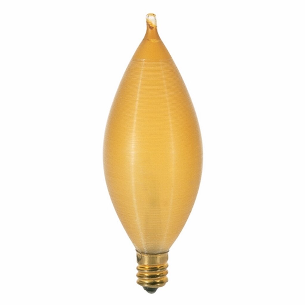Satco S3406 25W C11 Amber Light Bulb
