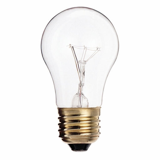 25 pack - Satco S3814 25W A15 Warm White Incandescent Light Bulb
