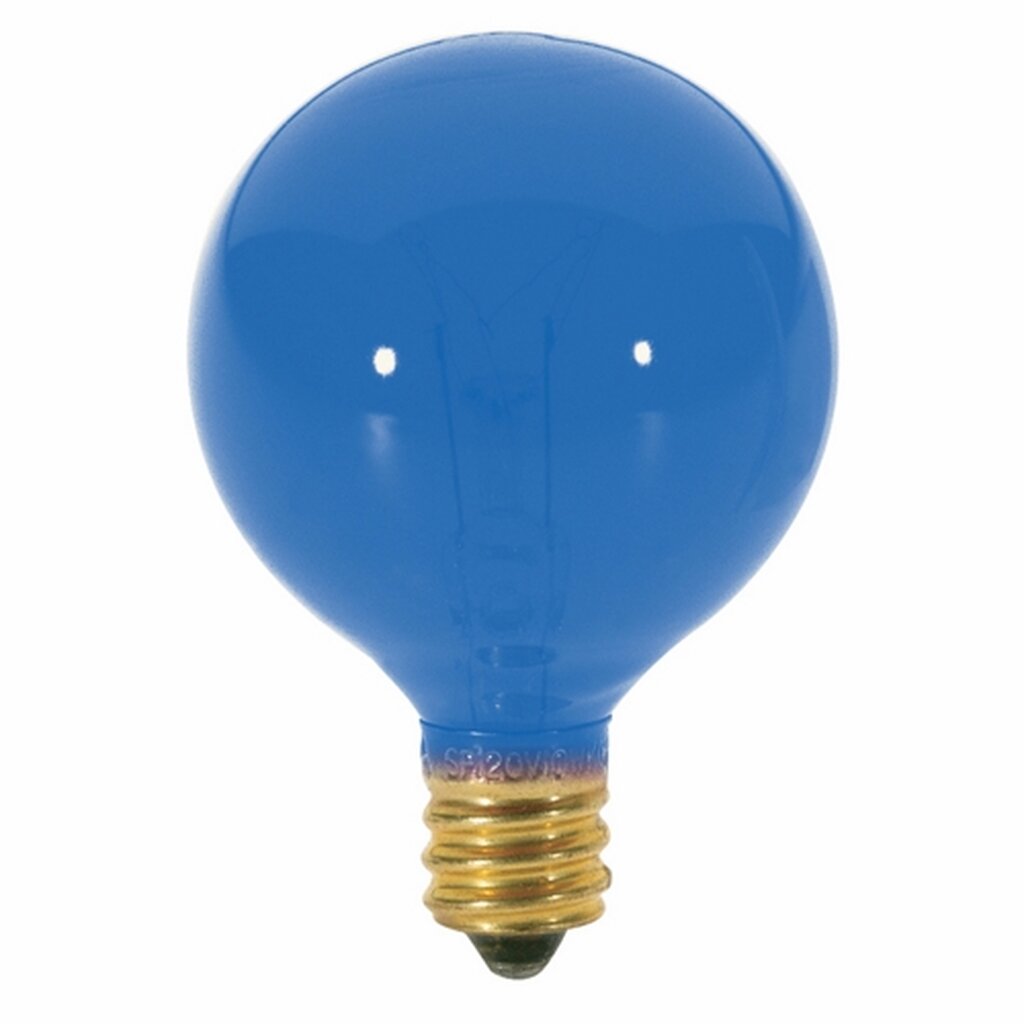 Satco S3834 10W G12.5 Blue Light Bulb