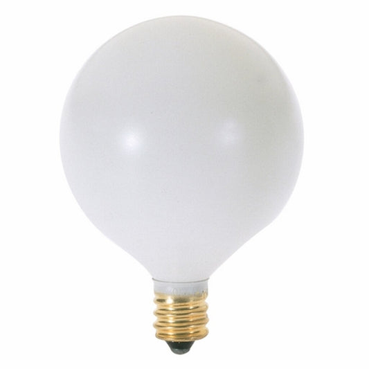 25 pack - Satco S3824 15W G16.5 Light Bulb