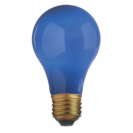 Satco S6092 25W A19 Blue Light Bulb