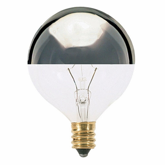 25 pack - Satco S3246 60W G16.5 Light Bulb