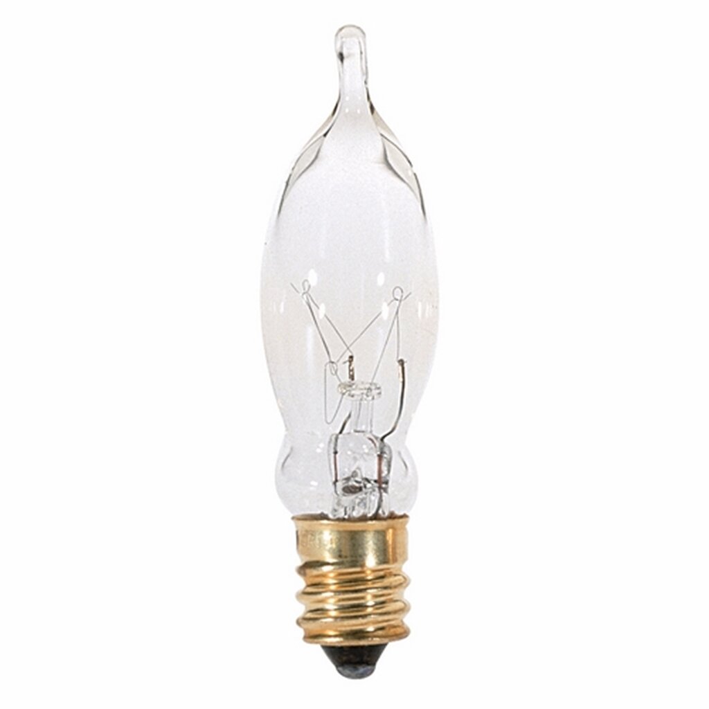 Satco S3241 7.5W CA5 Warm White Incandescent Light Bulb