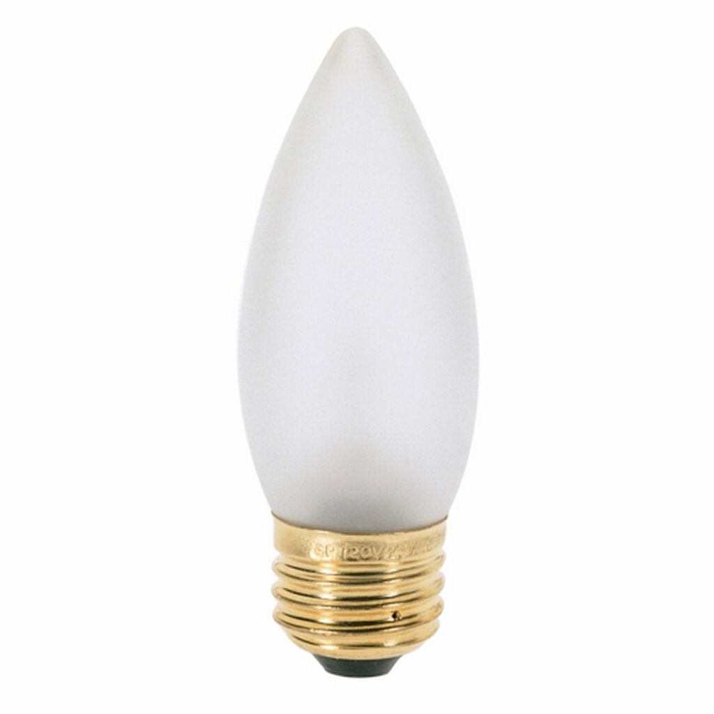 Satco S3234 25W B11 Warm White Incandescent Light Bulb
