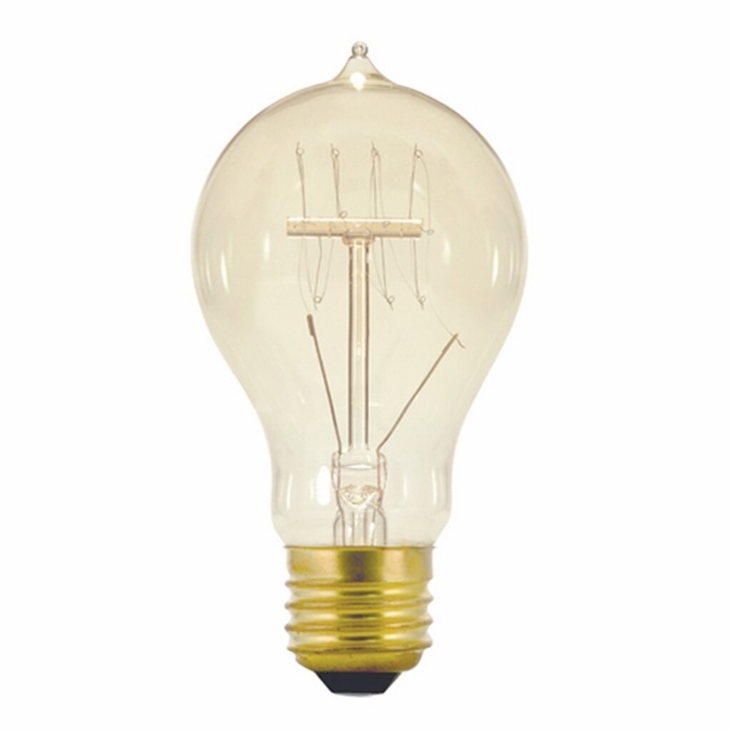 Satco S2412 40W A19 Warm White Incandescent Light Bulb