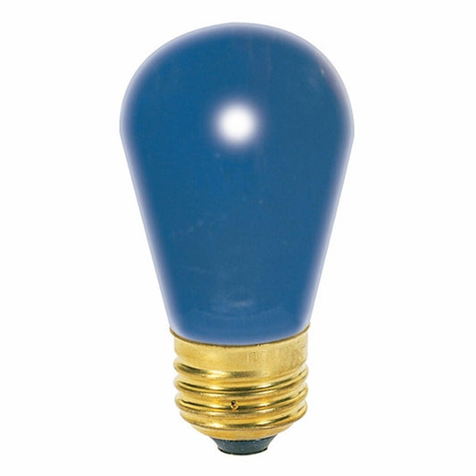 Satco S3963 11W S14 Blue Light Bulb