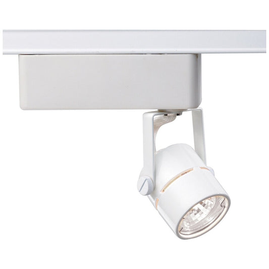 Satco TH234 Track Head Fixture 1 Light - MR16 12V Round White Finish