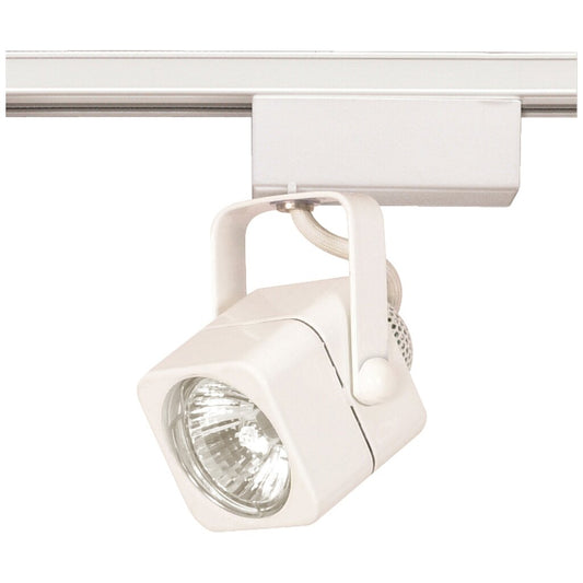 Satco TH232 Track Head Fixture 1 Light - MR16 12V Square White Finish