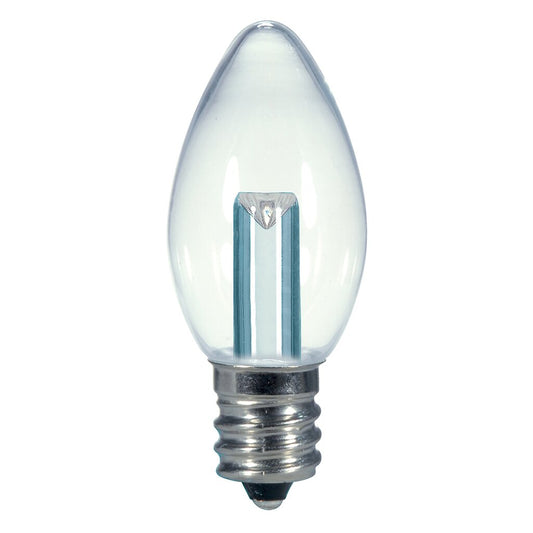 Satco S9156 0.5W C7 LED Light Bulb