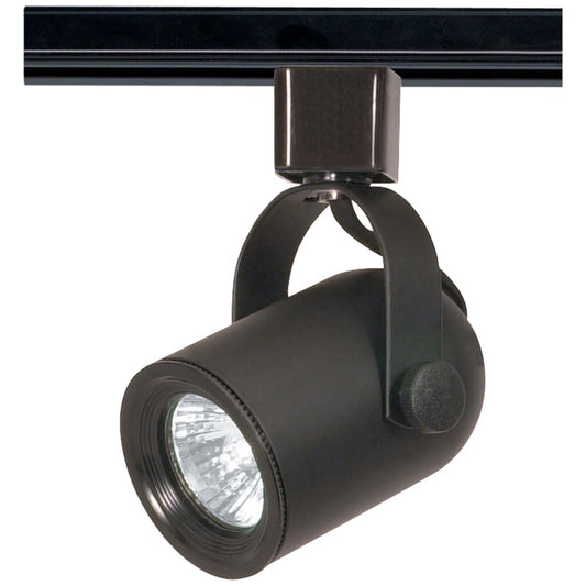 Satco TH316 Track Head Fixture 1 Light - MR16 120V Round Back Black
