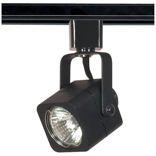 Satco TH313 Track Head Fixture 1 Light - MR16 120V Square Black Finish