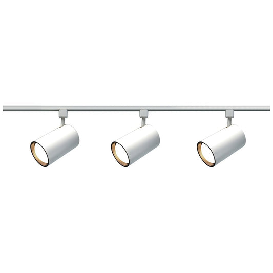 Satco TK318 Track Kit Fixture 3 Light - R30 Straight Cylinder 4 foot