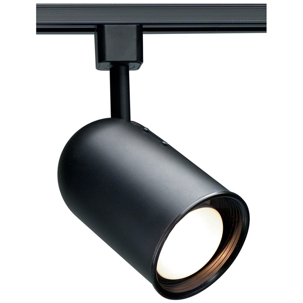 Satco TH209 Track Head Fixture 1 Light - R20 Bullet Cylinder Black