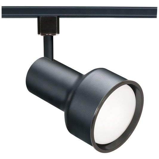 Satco TH207 Track Head Fixture 1 Light - R30 Step Cylinder Black