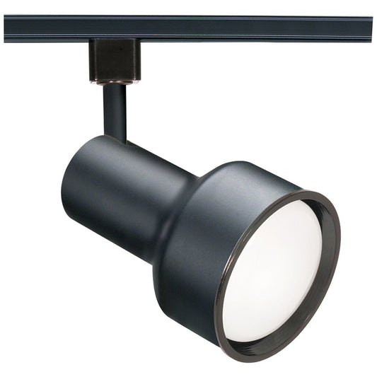 Satco TH205 Track Head Fixture 1 Light - R20 Step Cylinder Black