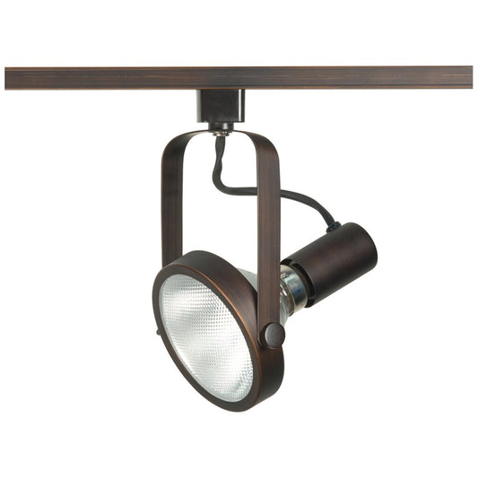 Satco TH348 Track Head Fixture 1 Light - PAR30 Gimbal Ring Russet
