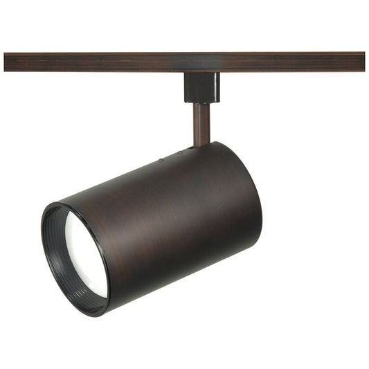 Satco TH344 Track Head Fixture 1 Light - R30 Straight Cylinder Russet