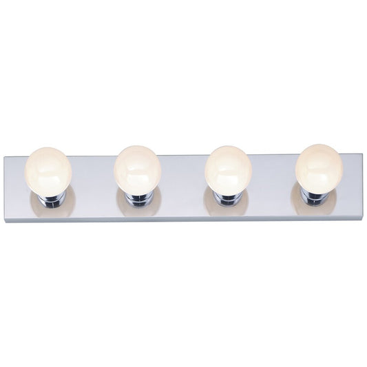 Satco 77/193 Fixture 4 Light - 24 Vanity Strip Polished Chrome Bath