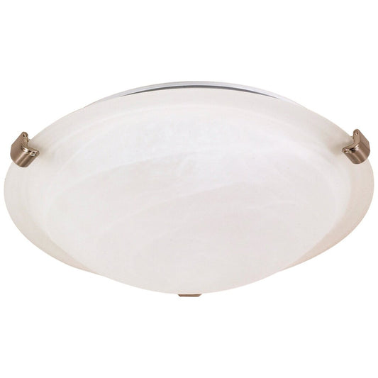 Satco 60-270 Flush Mount Fixture 1 Light; 12 in.; Tri-Clip with