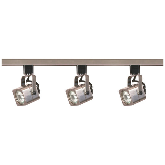 Satco TK347 Track Kit Fixture 3 Light - MR16 Square 4 foot Track Line