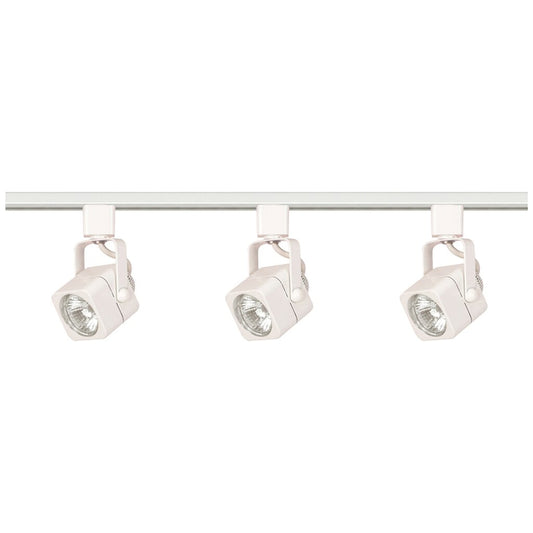 Satco TK345 Track Kit Fixture 3 Light - MR16 Square 4 foot Track Line