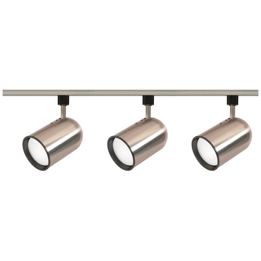 Satco TK342 Track Kit Fixture 3 Light - R30 Bullet Cylinder 4 foot