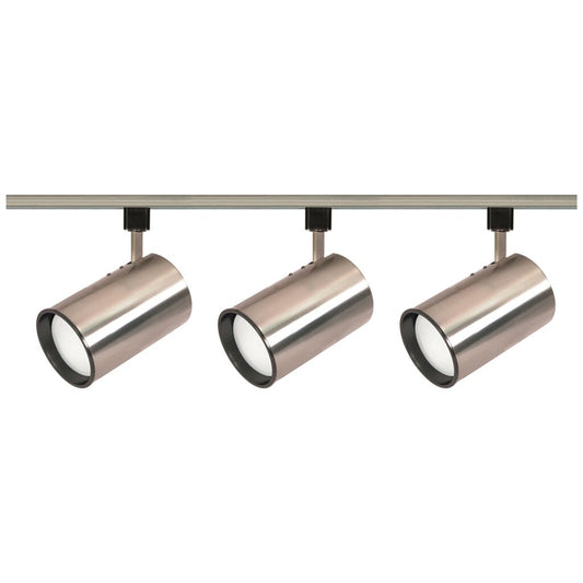 Satco TK341 Track Kit Fixture 3 Light - R30 Straight Cylinder 4 foot