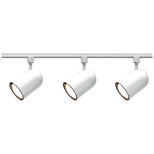 Satco TK322 Track Kit Fixture 3 Light - R30 Bullet Cylinder 4 foot