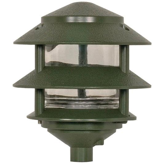 Satco 77/323 Fixture 3 TIER GARDEN LIGHT GREEN - Green