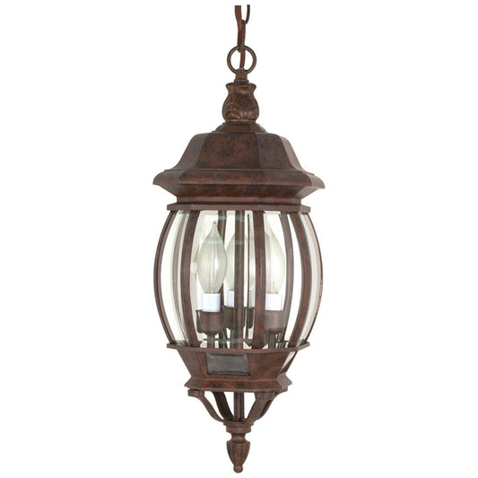Satco 60-895 Hanging Lantern Fixture Central Park; 3 Light; 20 in.;