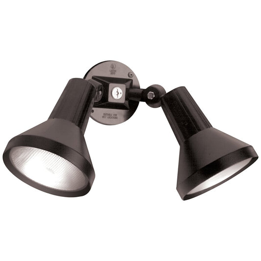 Satco 77/701 Floodlight Fixture 2 Light - 15 Flood Exterior PAR38