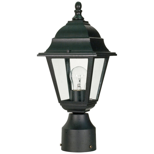 Satco 60-548 Post Lantern Fixture Briton; 1 Light; 14 in.; with Clear